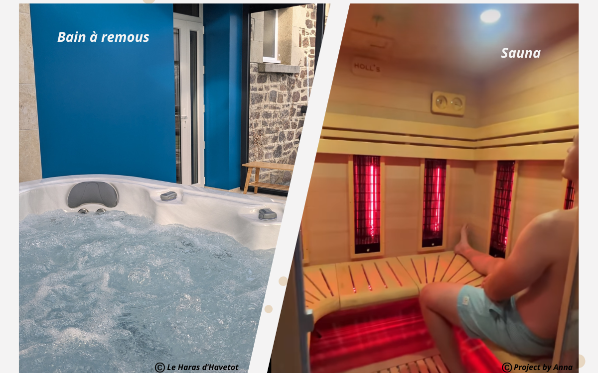 Bain à remous et sauna - SPA